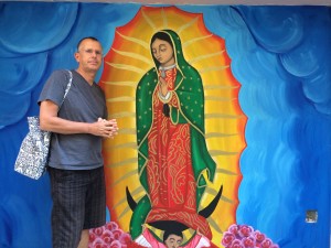 By the end of the week, David was referred to as both Señor Gato (think herding cats) and Saint David. (And he shares the Virgin of Guadalupe's birthday!)